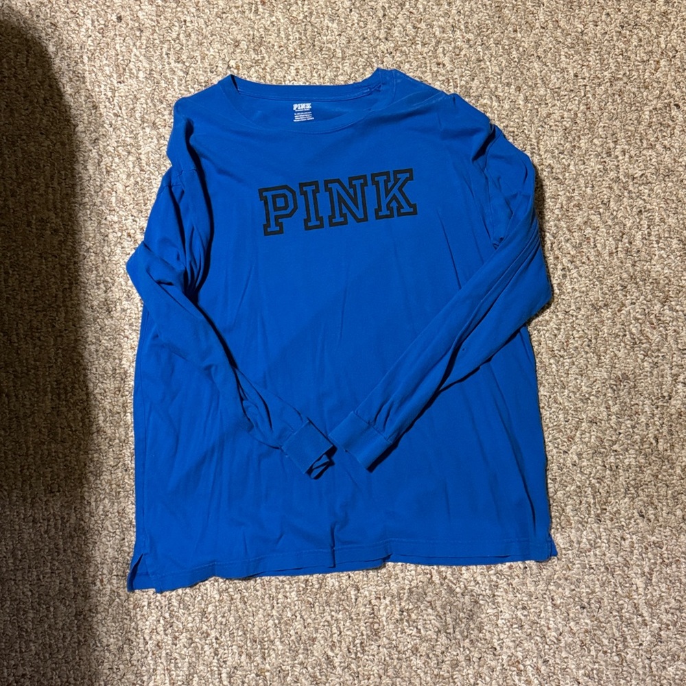 PINK Victoria's Secret Blue Top